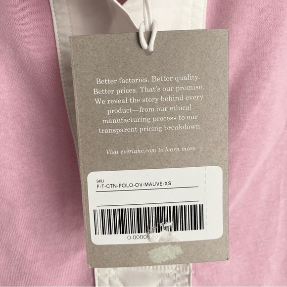 NWT Everlane Polo Short Sleeve Tee - Picture 5 of 6